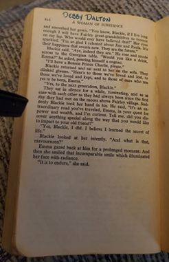 Last page of my copy of "A Woman of Substance" by Barbara Taylor Bradford. Click on image to view larger size in a new window.