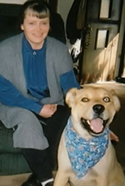 Deborah O'Toole and Foofer (pictured in 2002). Click on image to see larger size in a new window.